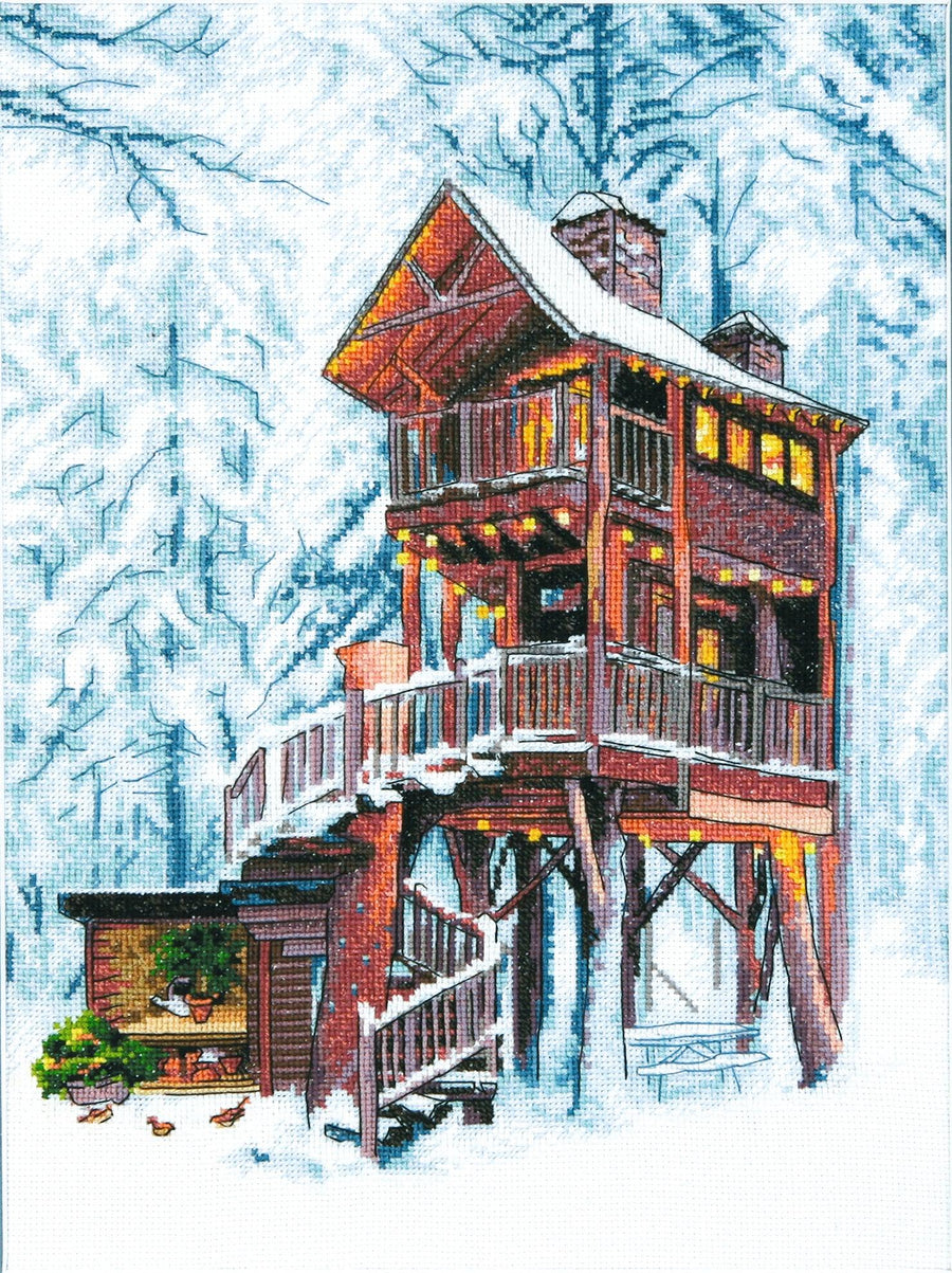 Cross-stitch kit M-431C Counted cross stitch kit series "Dream House"