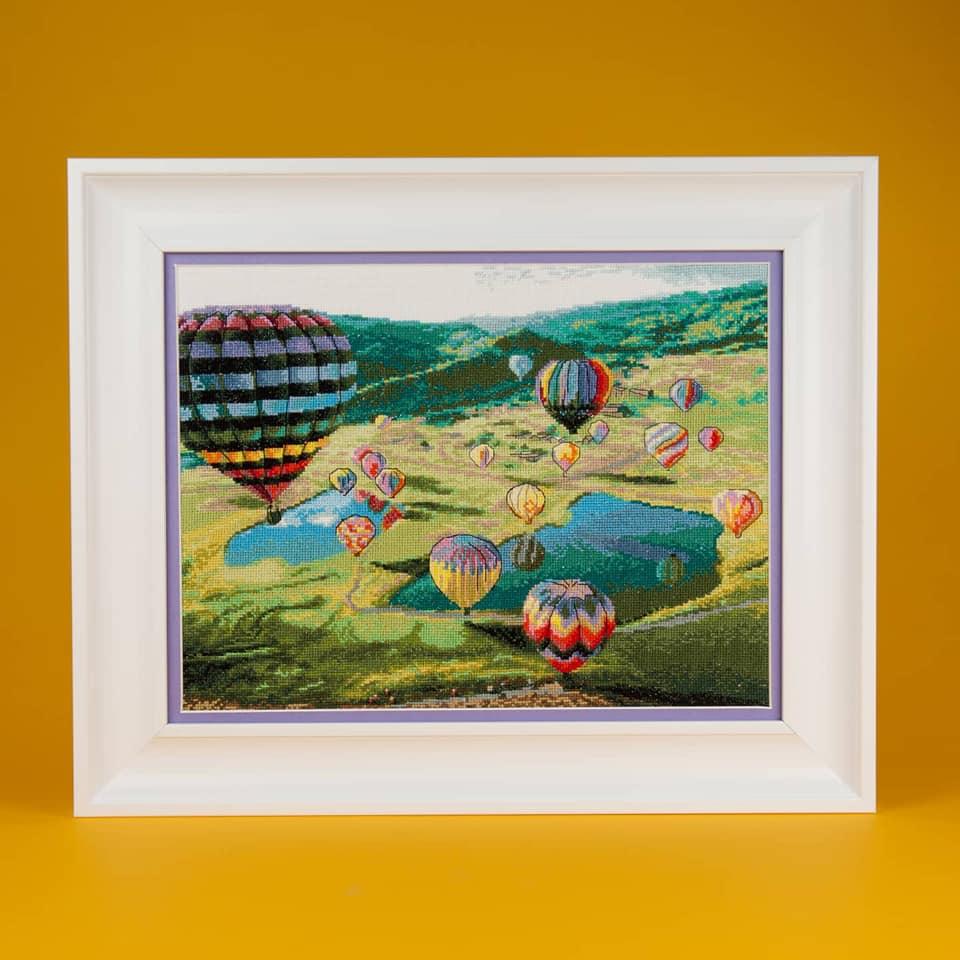 Cross-stitch kit M-443C Counted cross stitch kit "Balloons" — image 1