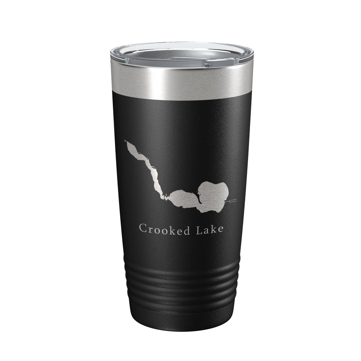 Crooked Lake Map Tumbler Travel Mug Insulated Laser Engraved Coffee Cup Indiana 20 oz-5