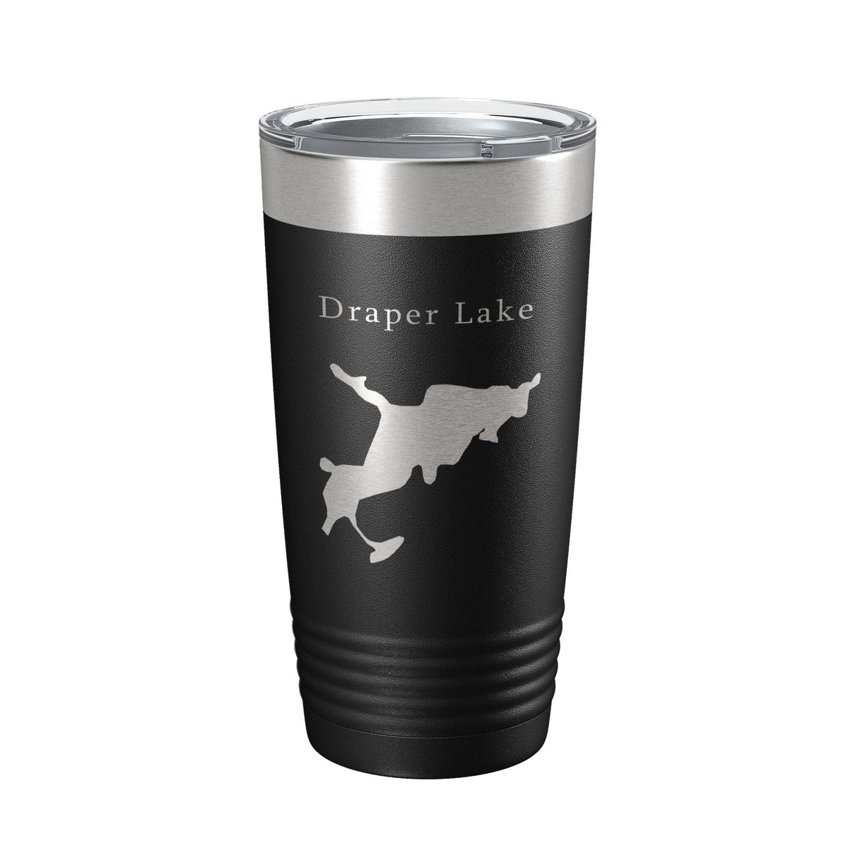Draper Lake Map Tumbler Travel Mug Insulated Laser Engraved Coffee Cup Florida 20 oz-5