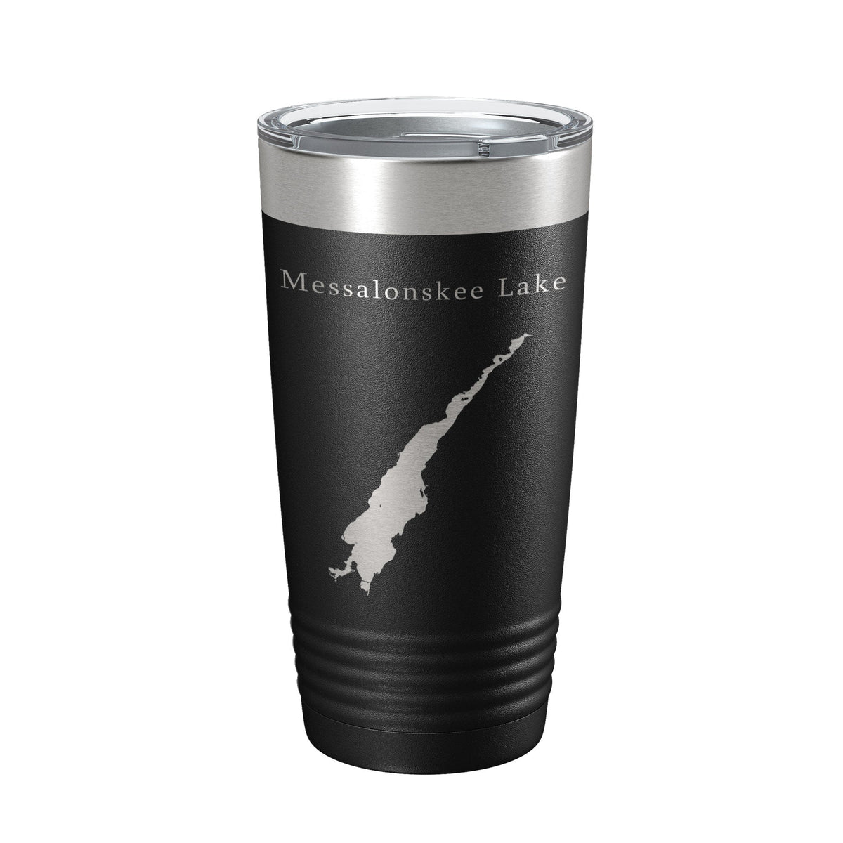 Messalonskee Lake Map Tumbler Travel Mug Insulated Laser Engraved Coffee Cup Maine 20 oz-5
