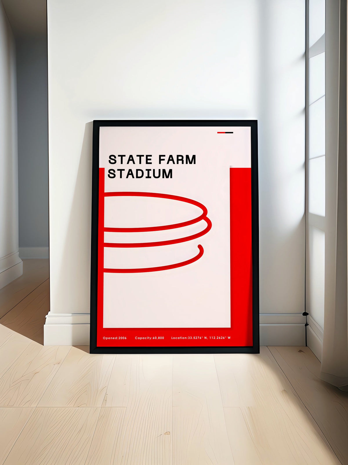 State Farm Stadium  Posters - Arizona Cardinals Football Wall Art - Arizona Cardinals  Framed Prints-0