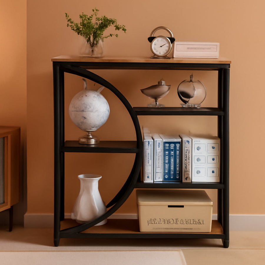 Entryway Console Table Narrow Five Tier Storage Shelves