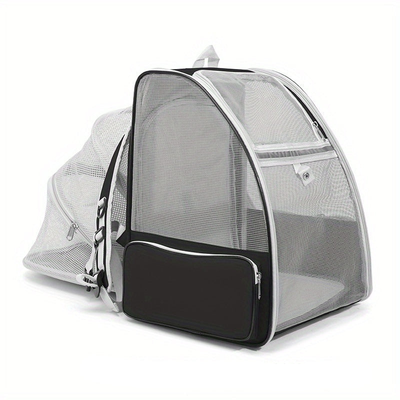 Expandable Cat Backpack Carrier with 3-Sided Mesh — 10807432741203