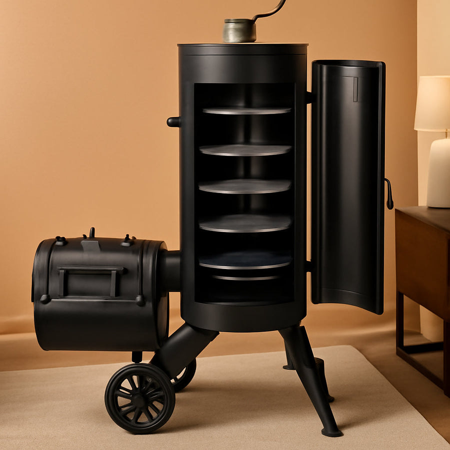 Charcoal XL Commercial Grade Offset Smoker Grill Outdoor