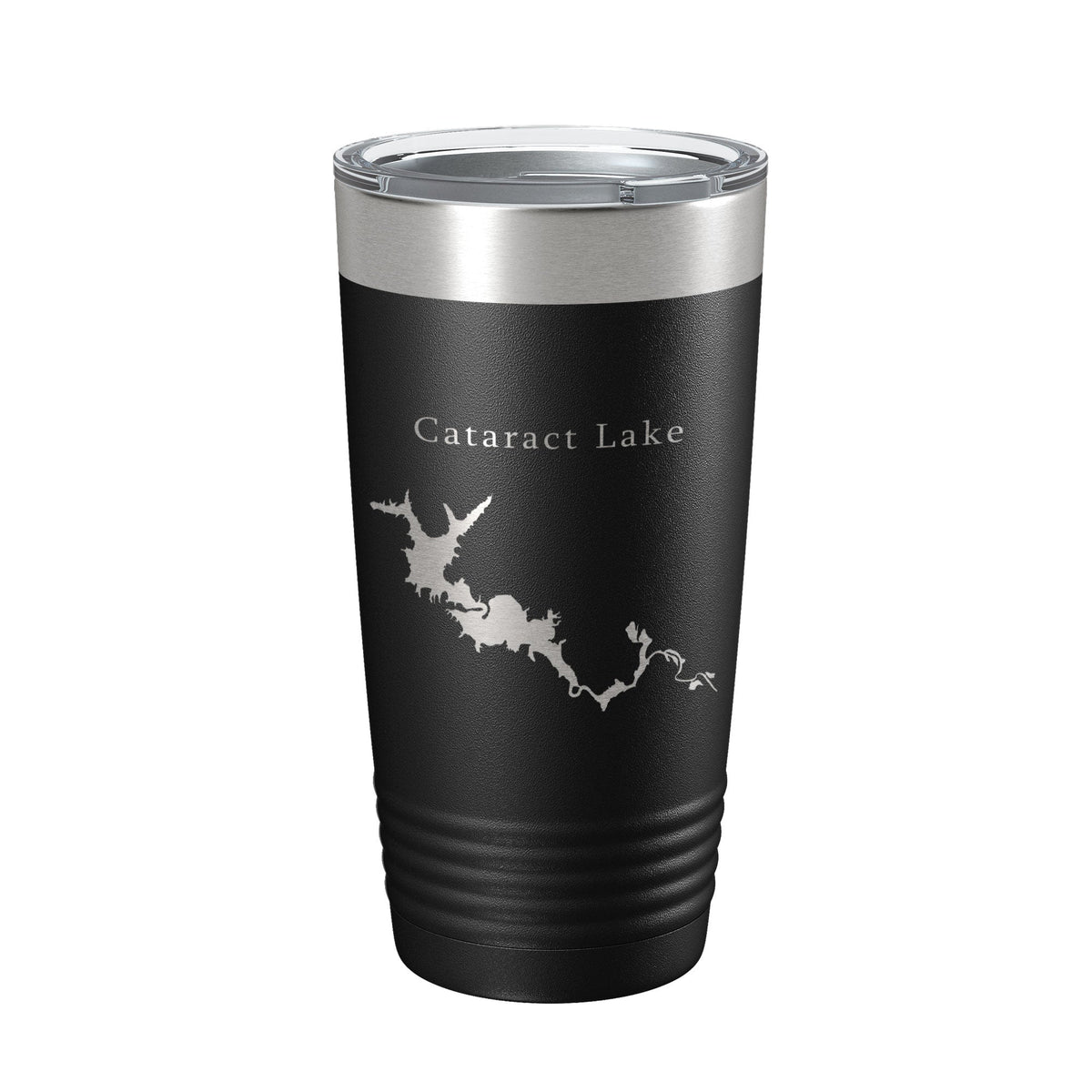 Cataract Lake Map Tumbler Travel Mug Insulated Laser Engraved Coffee Cup Indiana 20 oz-5