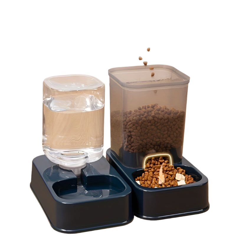 Water Dispensers Set for Cats & Dogs Automatic Pet Feeders-0