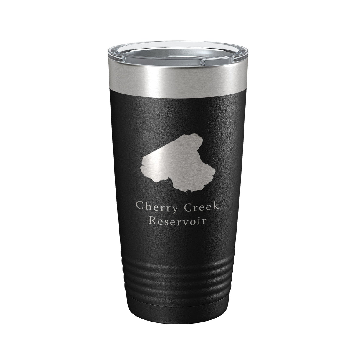 Cherry Creek Reservoir Tumbler Lake Map Travel Mug Insulated Laser Engraved Coffee Cup Colorado 20 oz-5