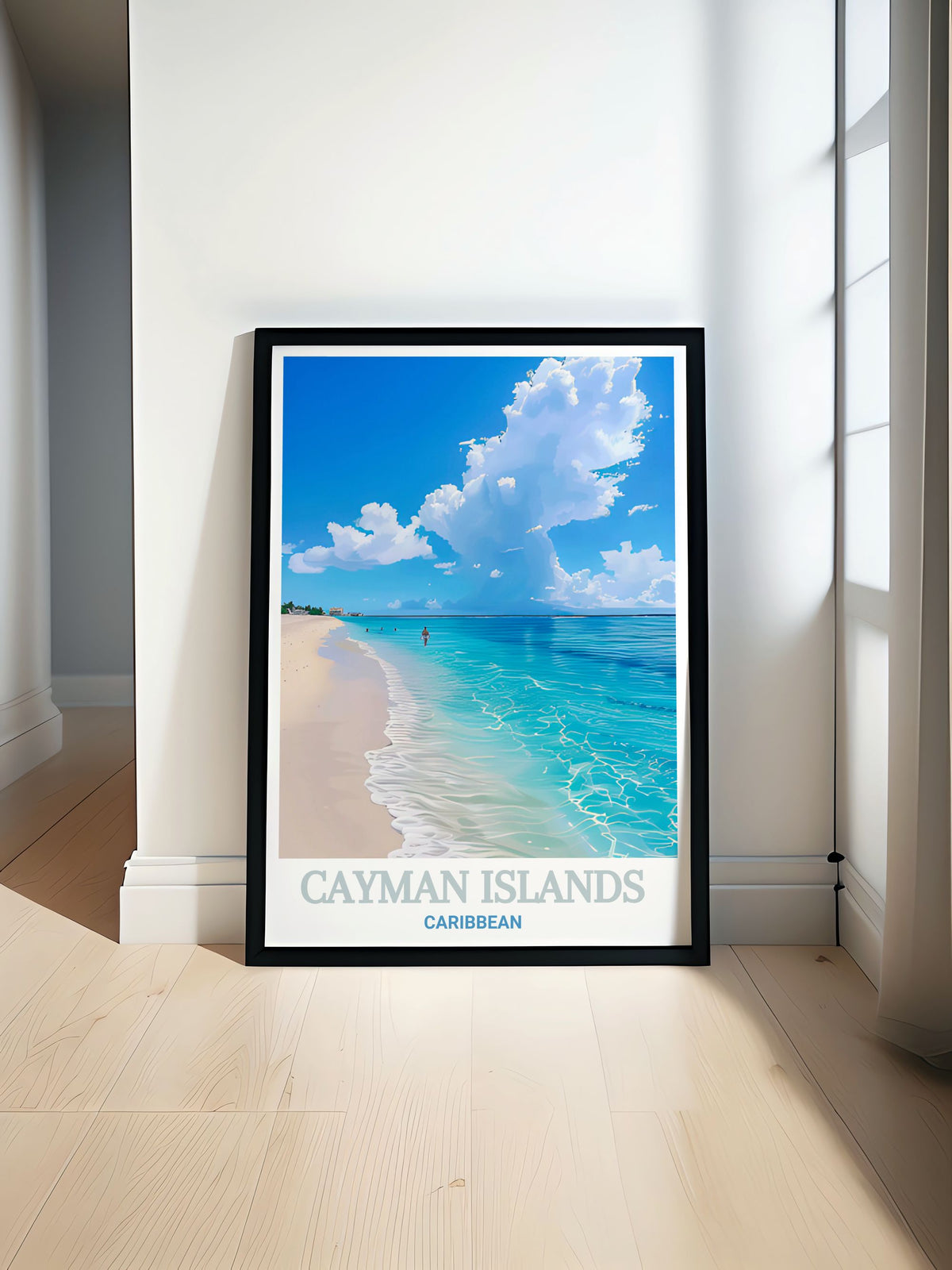 Cayman Islands  Art - Seven Mile Beach  Prints - Caribbean  Home Decor-0