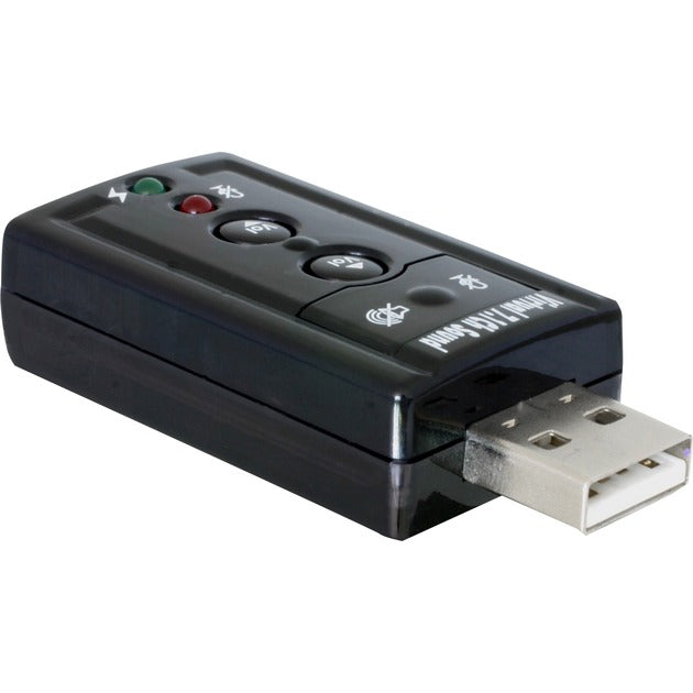 Delock USB sound adapter 7.1 sound card (black, retail)-0