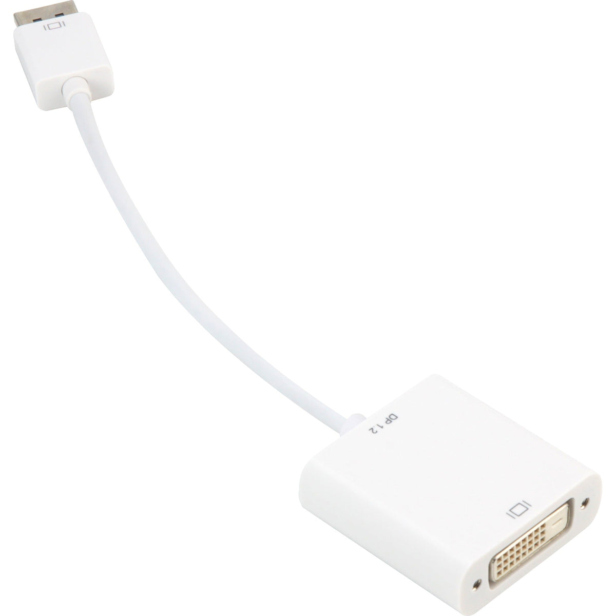 Sharkoon DisplayPort 1.2 to DVI 24+1 Cable (White, 0.15 meter)-0
