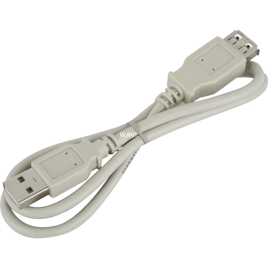 Goobay USB 2.0 extension cable (grey, 0.6 meter)