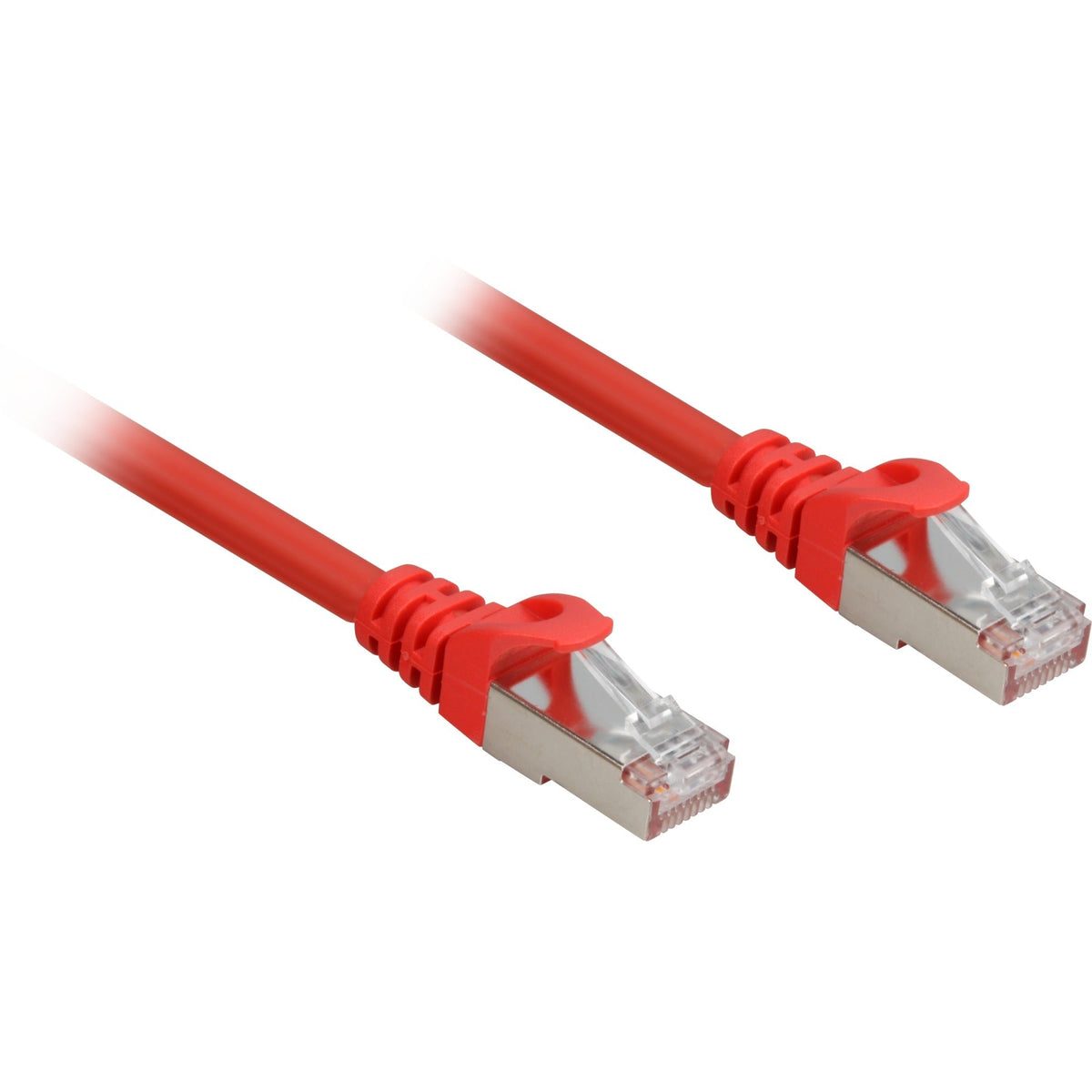 Sharkoon network cable SFTP, RJ-45 with Cat.6a (red, 10 meters, halogen-free)-0
