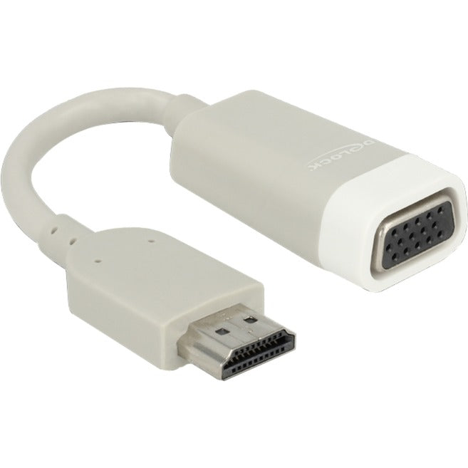 Delock HDMI A > VGA Adapter (Grey, 0.15 meter)-0