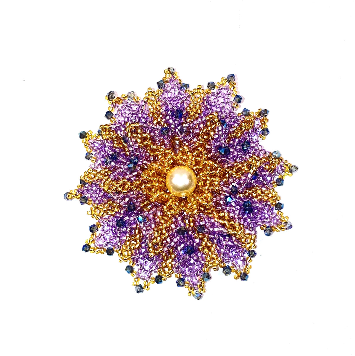 Brooch "Golden Lily"-0
