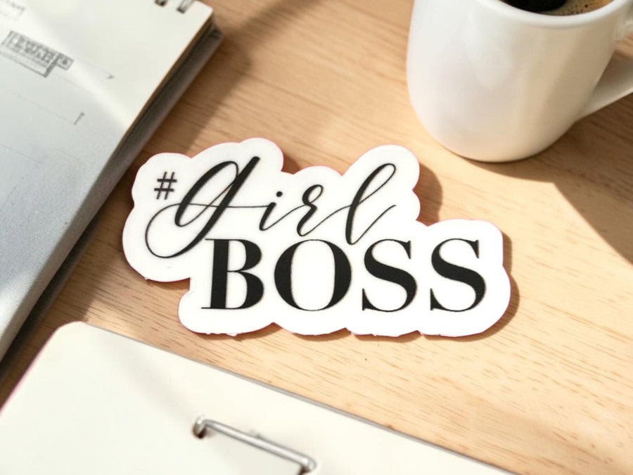 Girl Boss Permanent Vinyl Sticker