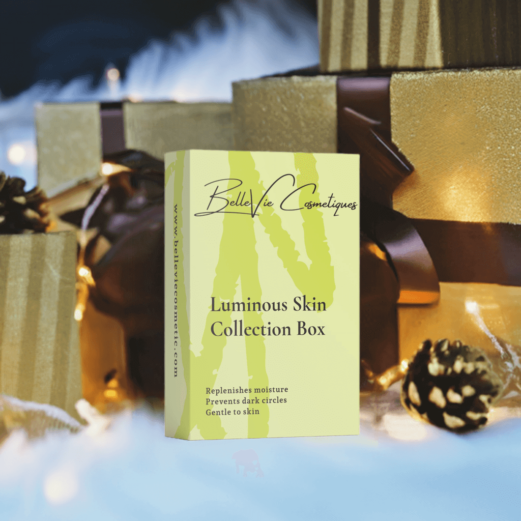 Luminous Skin Collection Box – Biphasic Makeup Remover, Collagen Boost Serum & Brightening Eye Cream-0