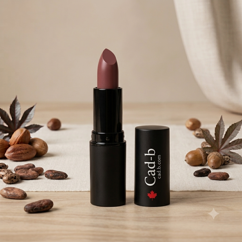 Hydrating Sheer Buildable Lipstick with Beeswax, Jojoba Oil & Castor Oil – Paraben-Free & Cruelty-Free | Raspberry Satin | 2329P | CAD B — product view 1