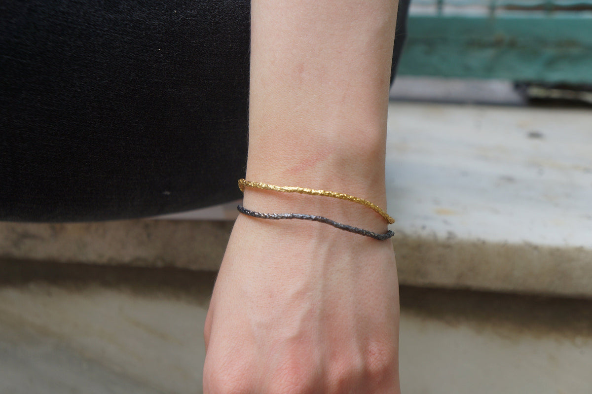 Real Pine Twig Silver Cuff Bracelet, Handmade Nature Jewelry, Organic Forest Cuff, Unique Gift for Nature Lovers, Sterling Silver 925-0