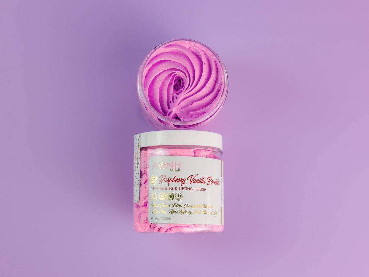 "Raspberry Vanilla Boobies" Sugar Scrub-0