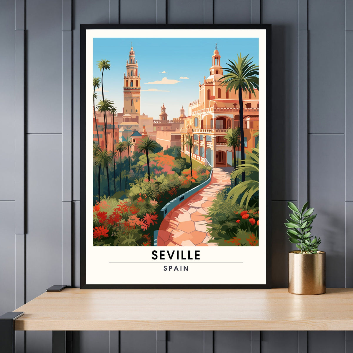 Impression Séville, Espagne | Poster de voyage Séville-0