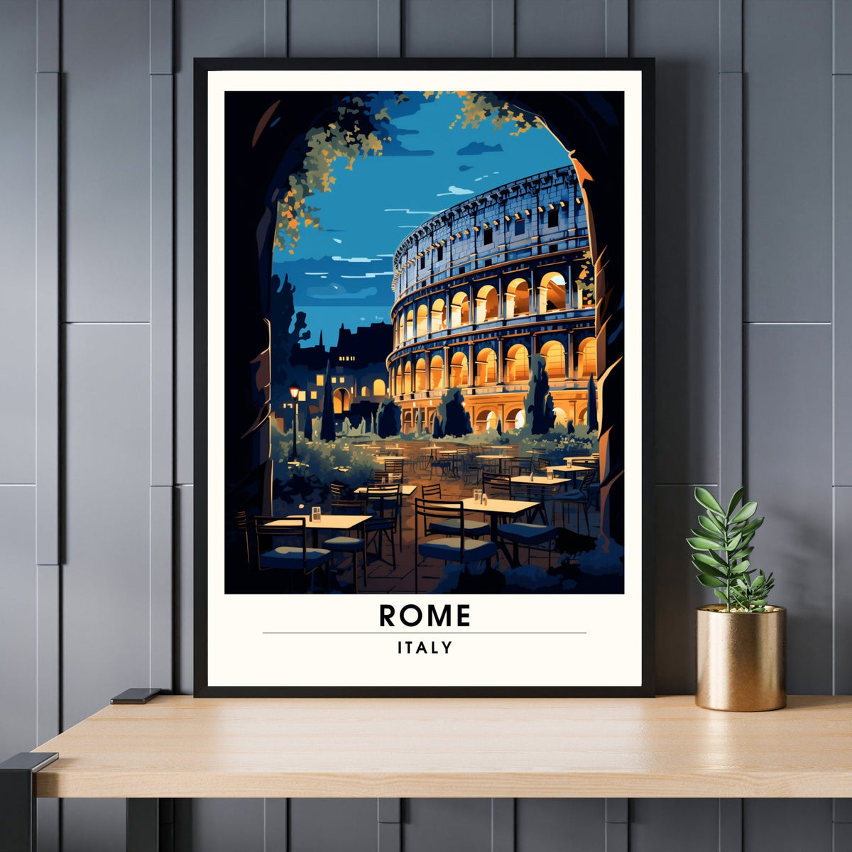 Affiche Rome | impression de voyage Rome  | Impression Rome  | Affiche Italie-0