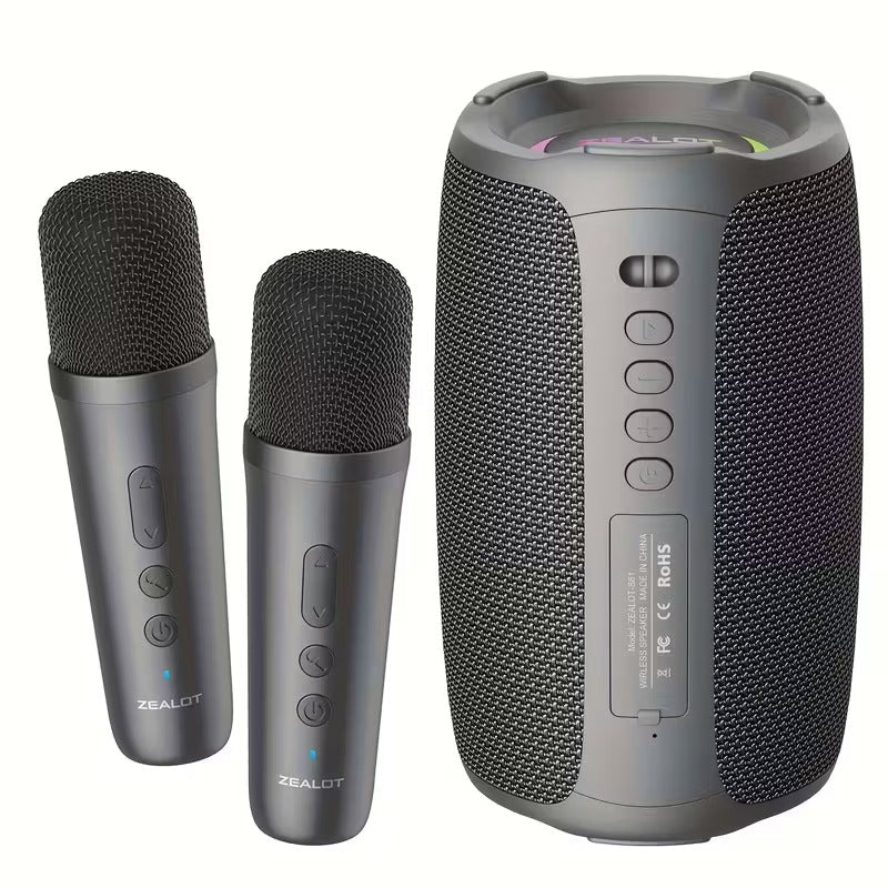 Wireless Speaker with Dual Microphones-0