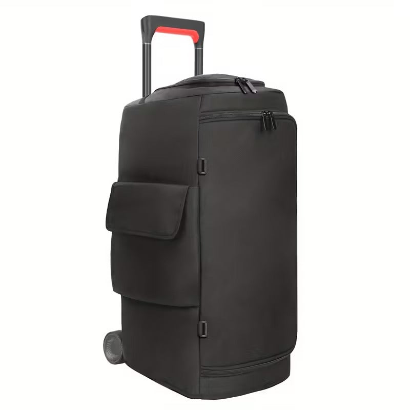 Fabric Speaker Cover with Zipper Storage Bag-0
