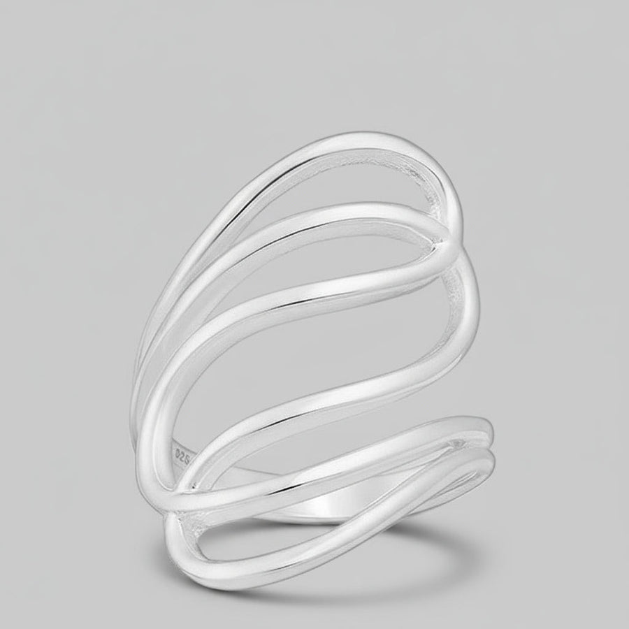 Ring Flow - Sterling Silver Flowing Design Ring