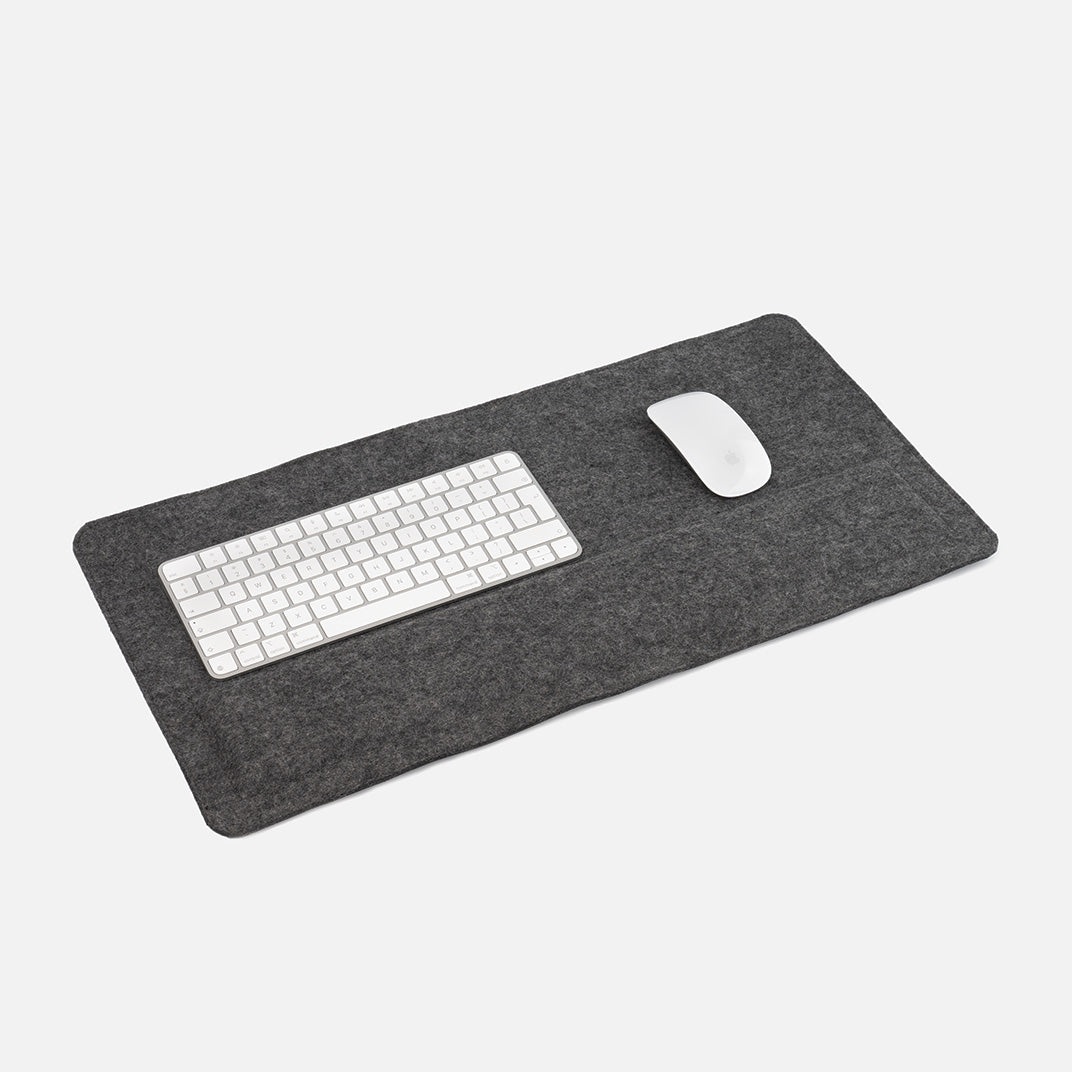 Felt Desk Mat with Padded wrist support-1