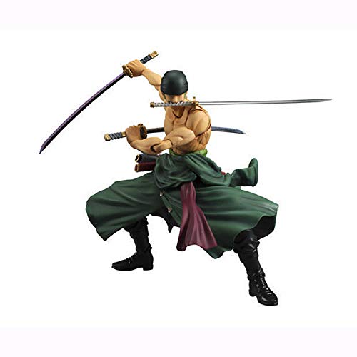 One Piece Roronoa Zoro 3 Swords Style Multi Action Figure-0