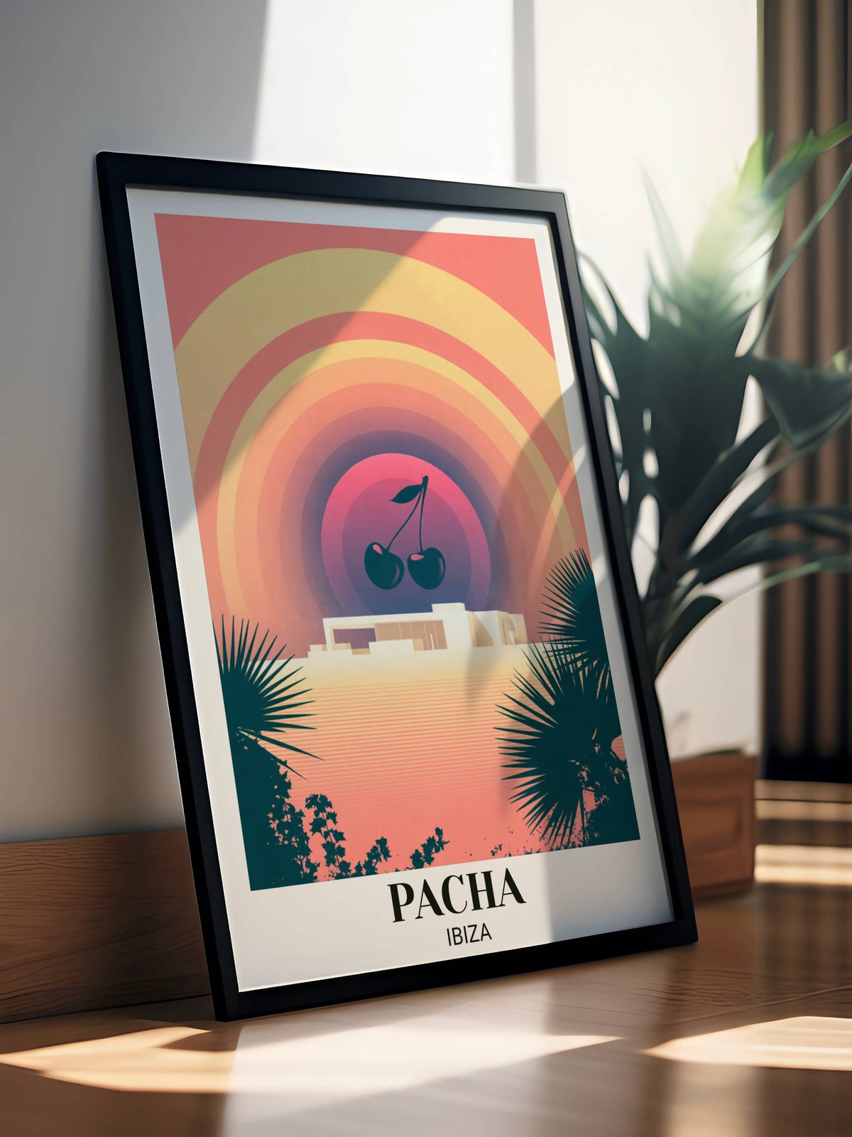 Pacha Ibiza "The Dreamscape" | Ethereal Retro-Futurist Sunset Art Print-0