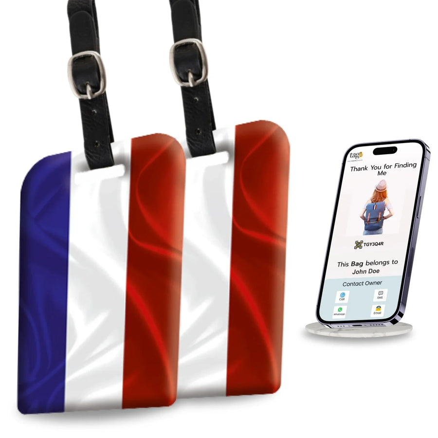 Smart Bag Security Tag - Netherland Flag [Pack 2]
