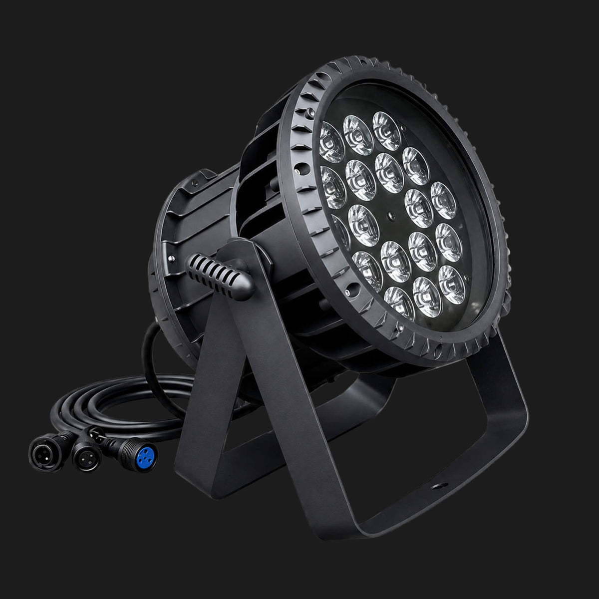 P9 8CH DMX Outdoor Waterproof LED Par Light 18 × 10W RGBW 180W-0