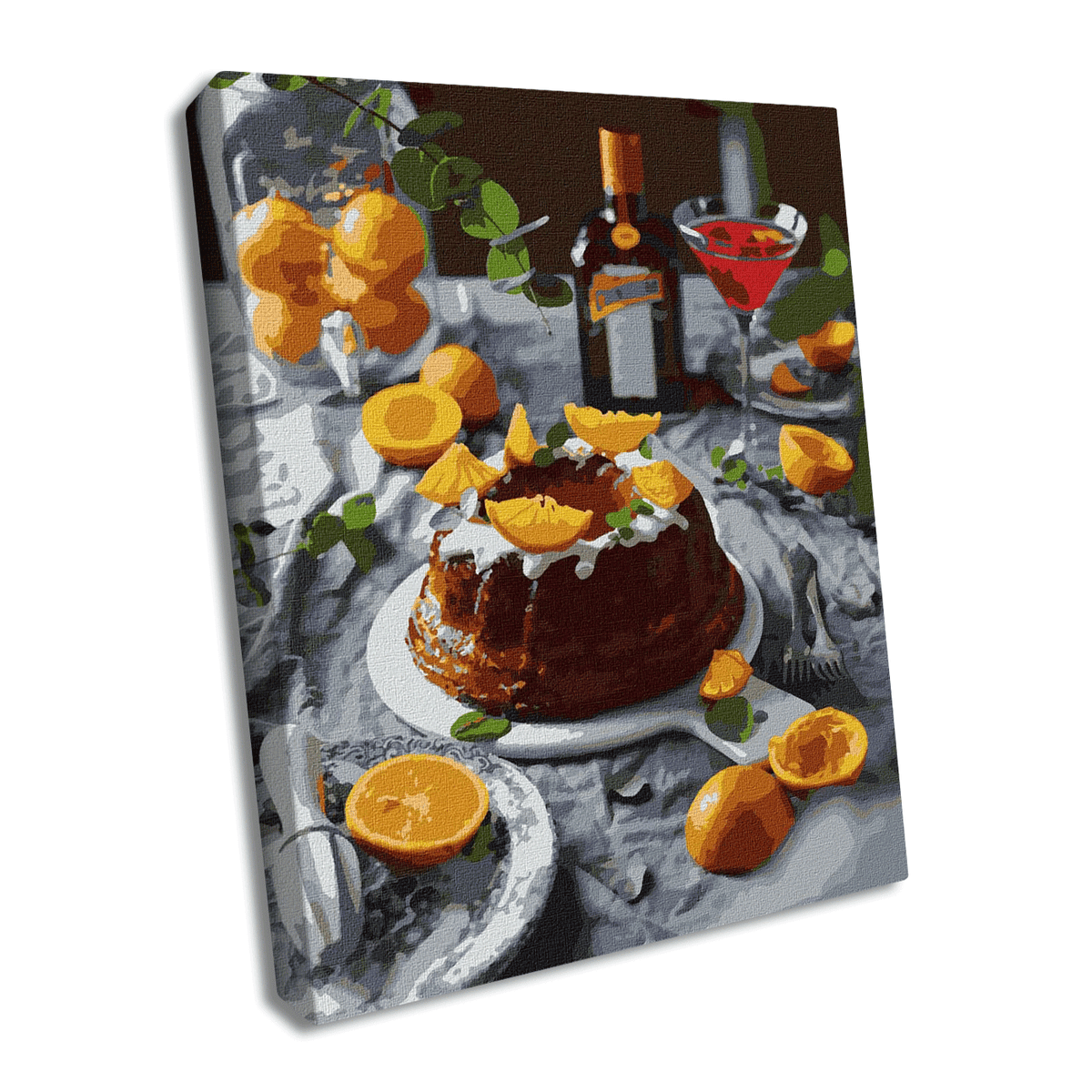 Orange Delight Painting by Numbers Kit by Ideyka KHO5616-0