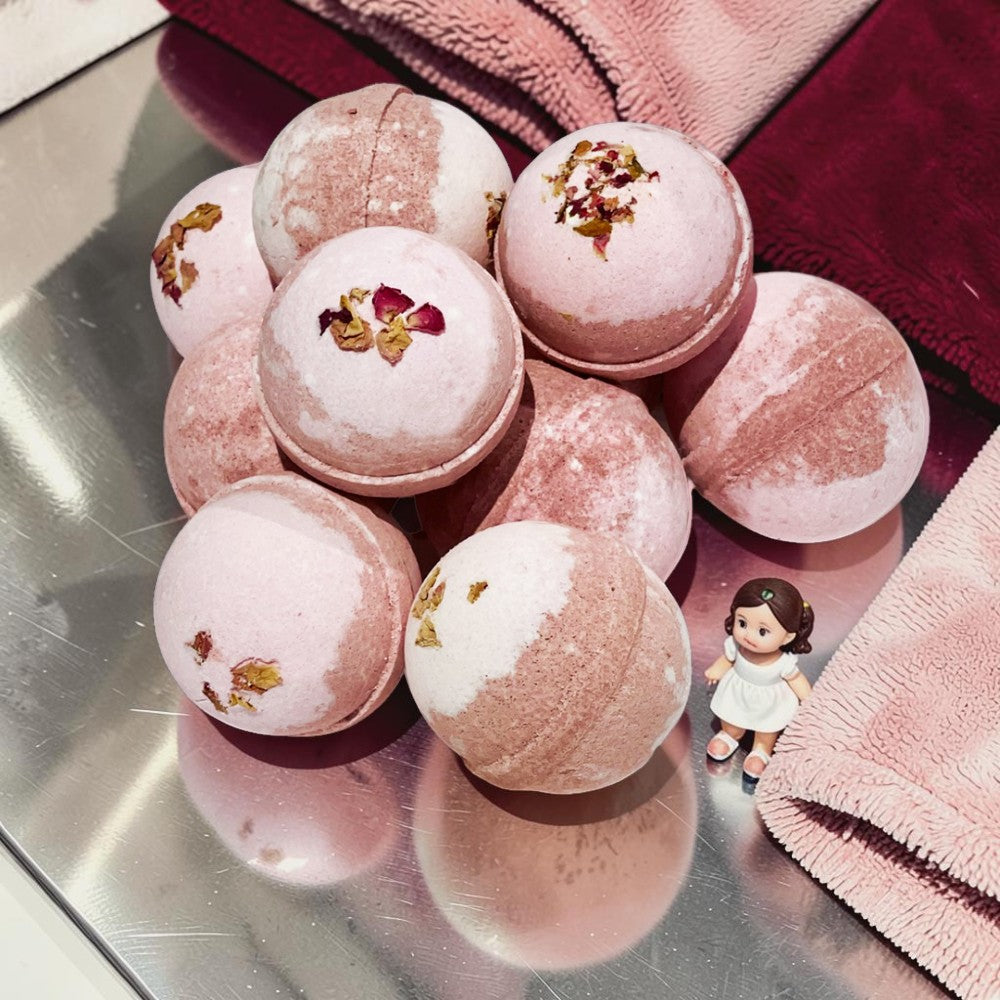 Botanic Garden Wild Rose Bath Bomb-0