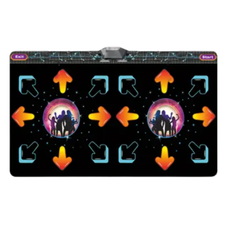 2-Player Dance Mat Game with Motion Sensor