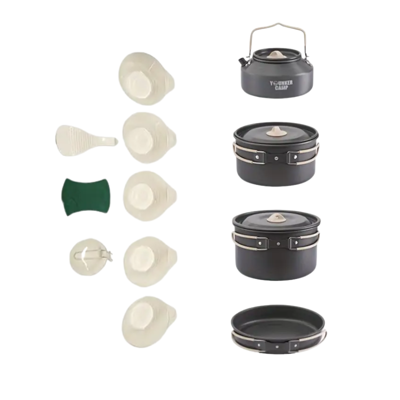 Outdoor Camping Cookware Set (12 pcs) — 10801686217043
