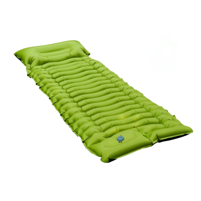 Camping Sleeping Pad with Built-In Foot Pump