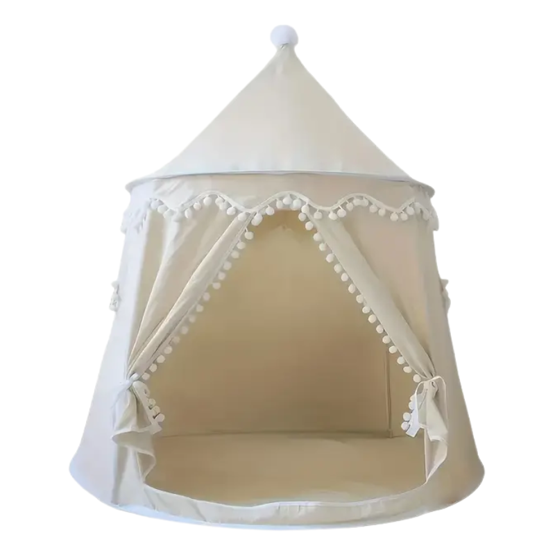 2-Person Canvas Yurt Tent with Glass Fiber Frame-0