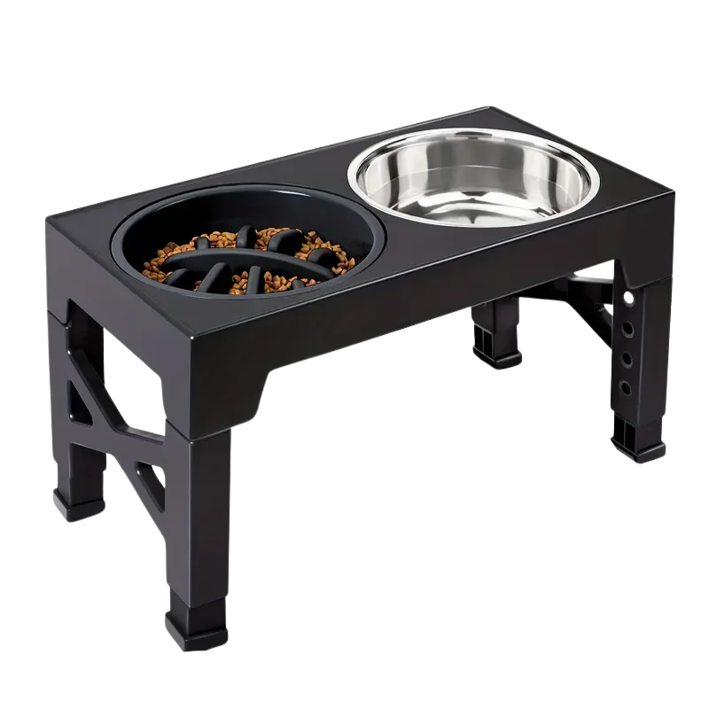 Dog Bowl Stand with 3 Bowl — 10807494148435
