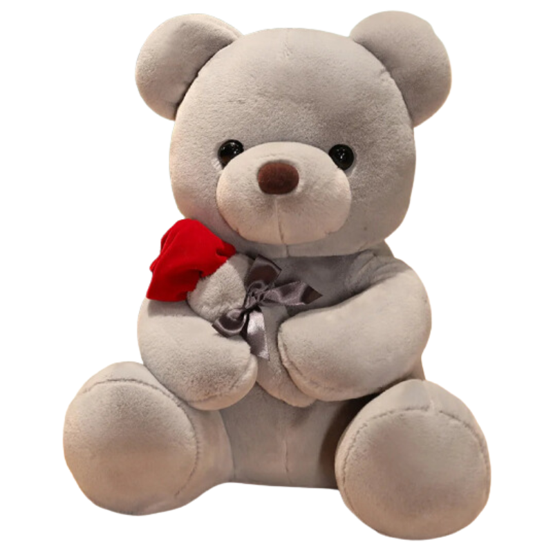Cute Rose Bear Plush Toy