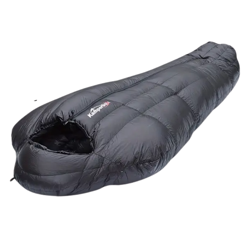 Winter Down Sleeping Bag Zipper Closure