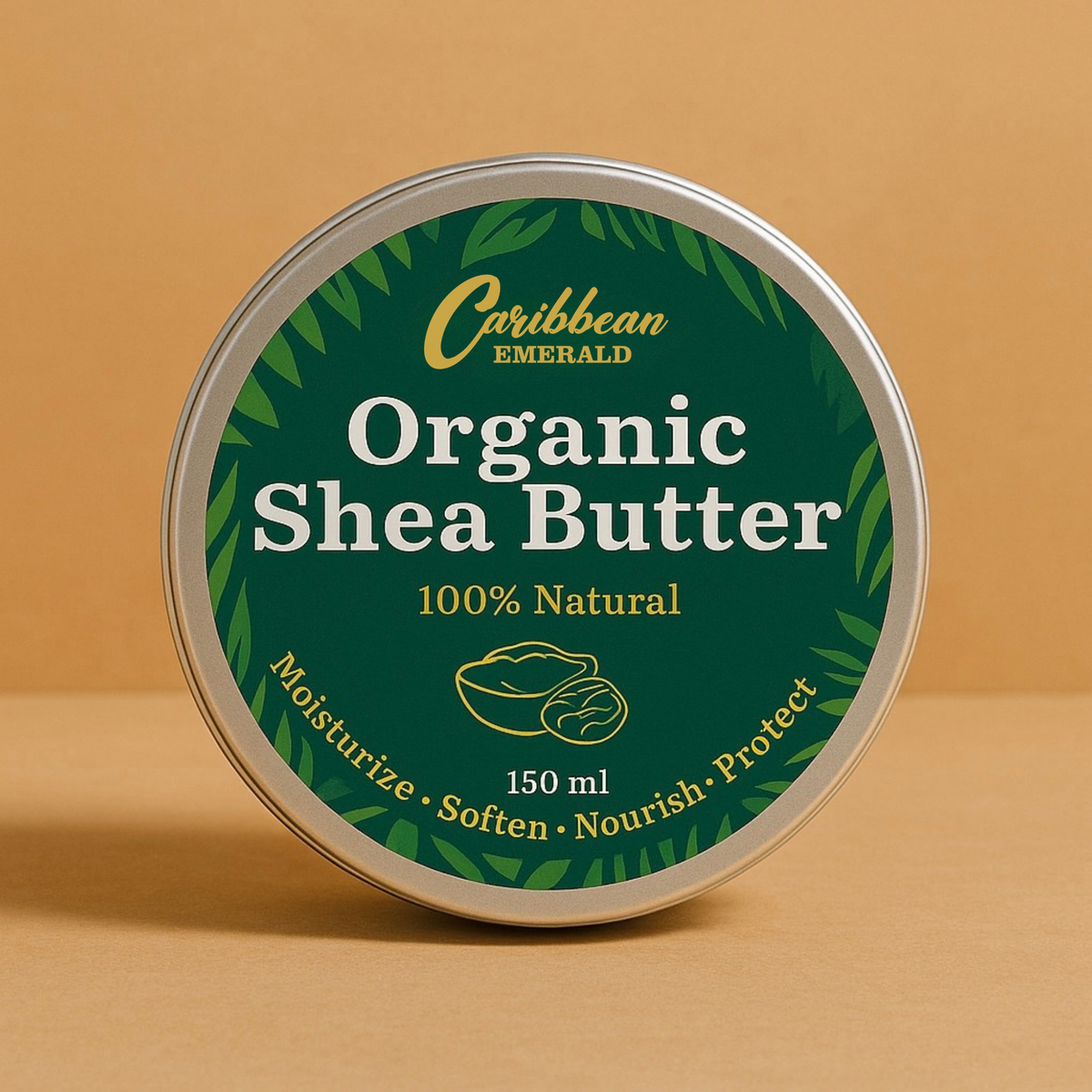 Caribbean Emerald Organic Shea Butter 150ml-0