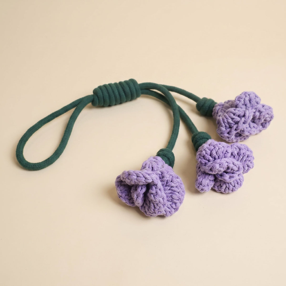 Miss Purple: Daylily Snuffle Tug Toy-0