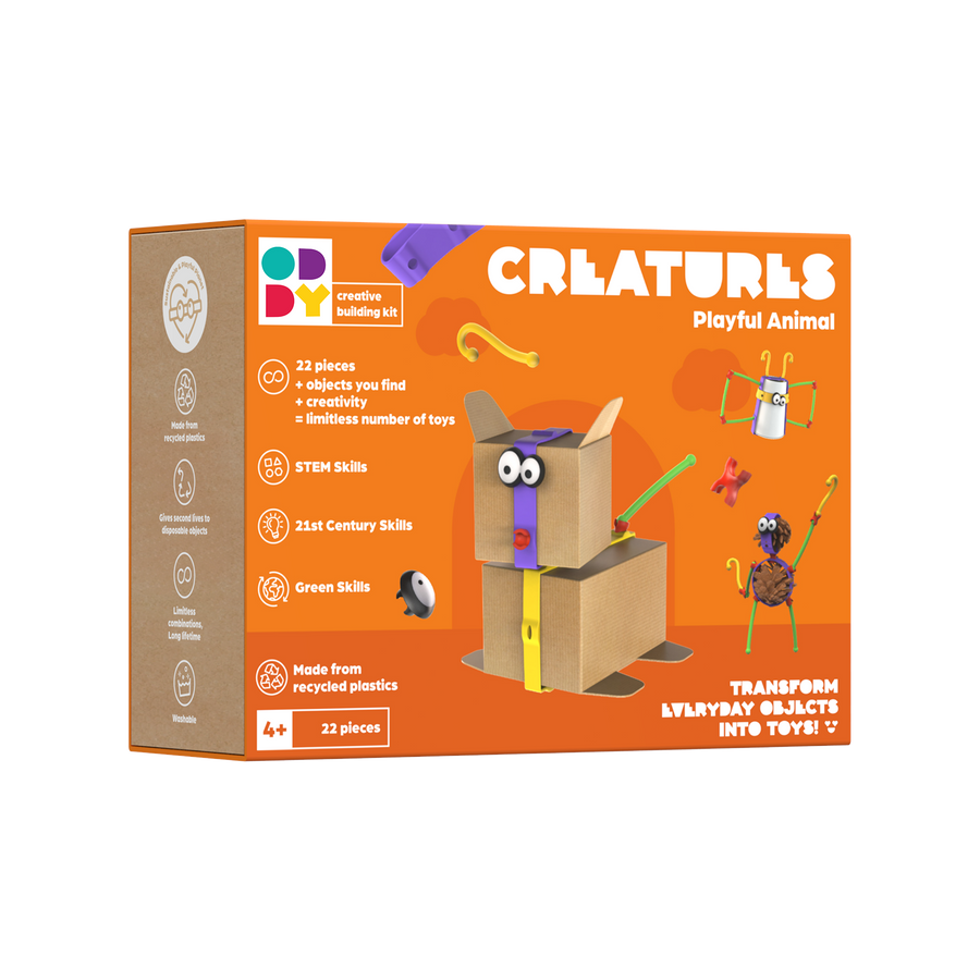 Oddy Creatures Playful Animal Building Kit