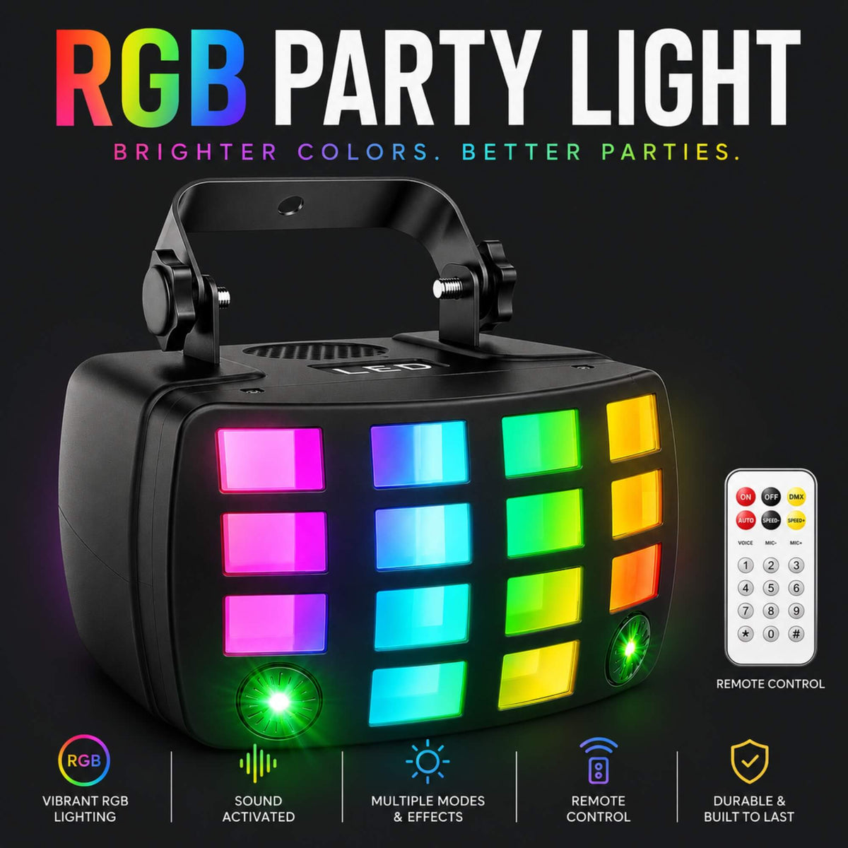 X29 DMX512 RGBW Laser Party Light 30W with Dual Green Lasers for DJs-0