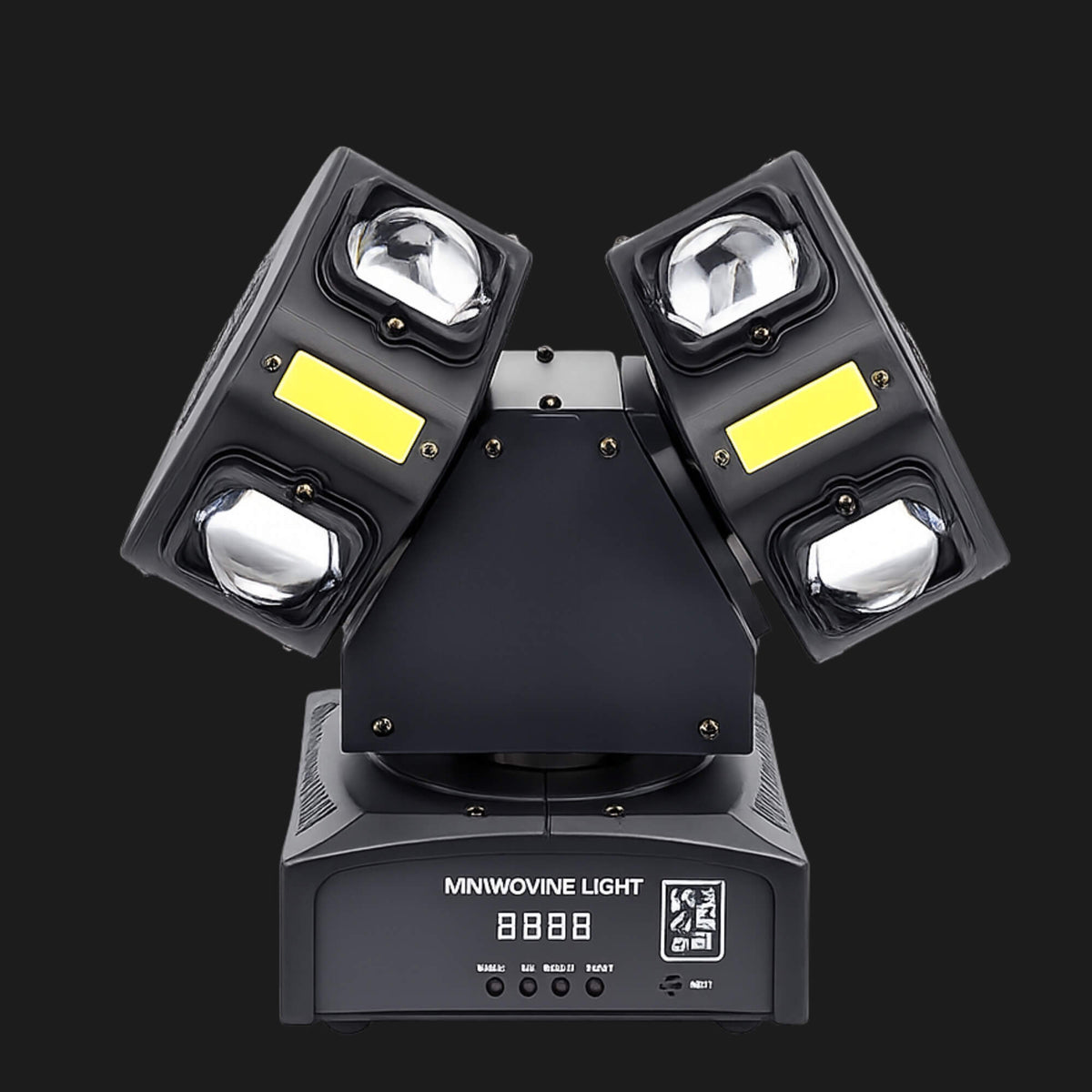 X35 DMX Dual Moving Head Light 120W RGBW Beam Strobe Laser for DJs-0